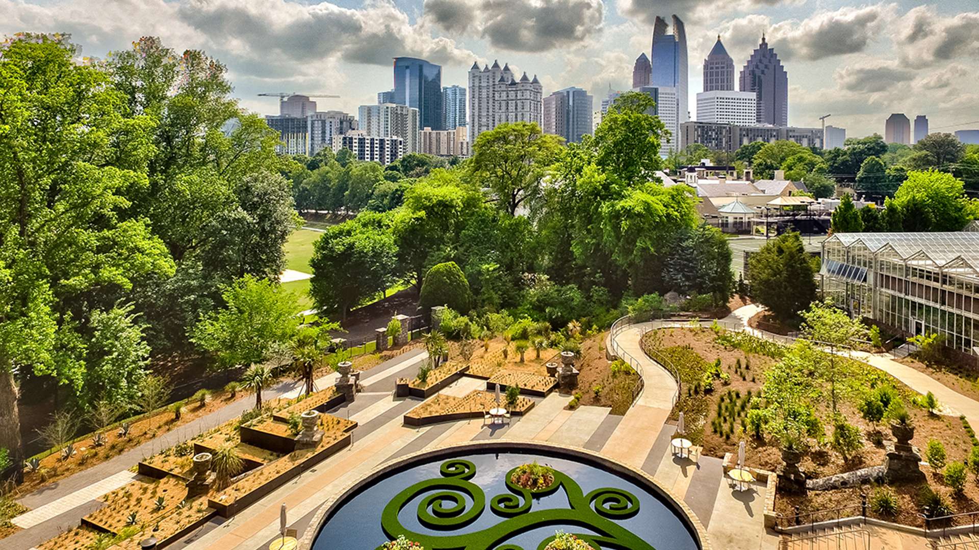 Atlanta Botanical Garden Skyline Garden Spurlock